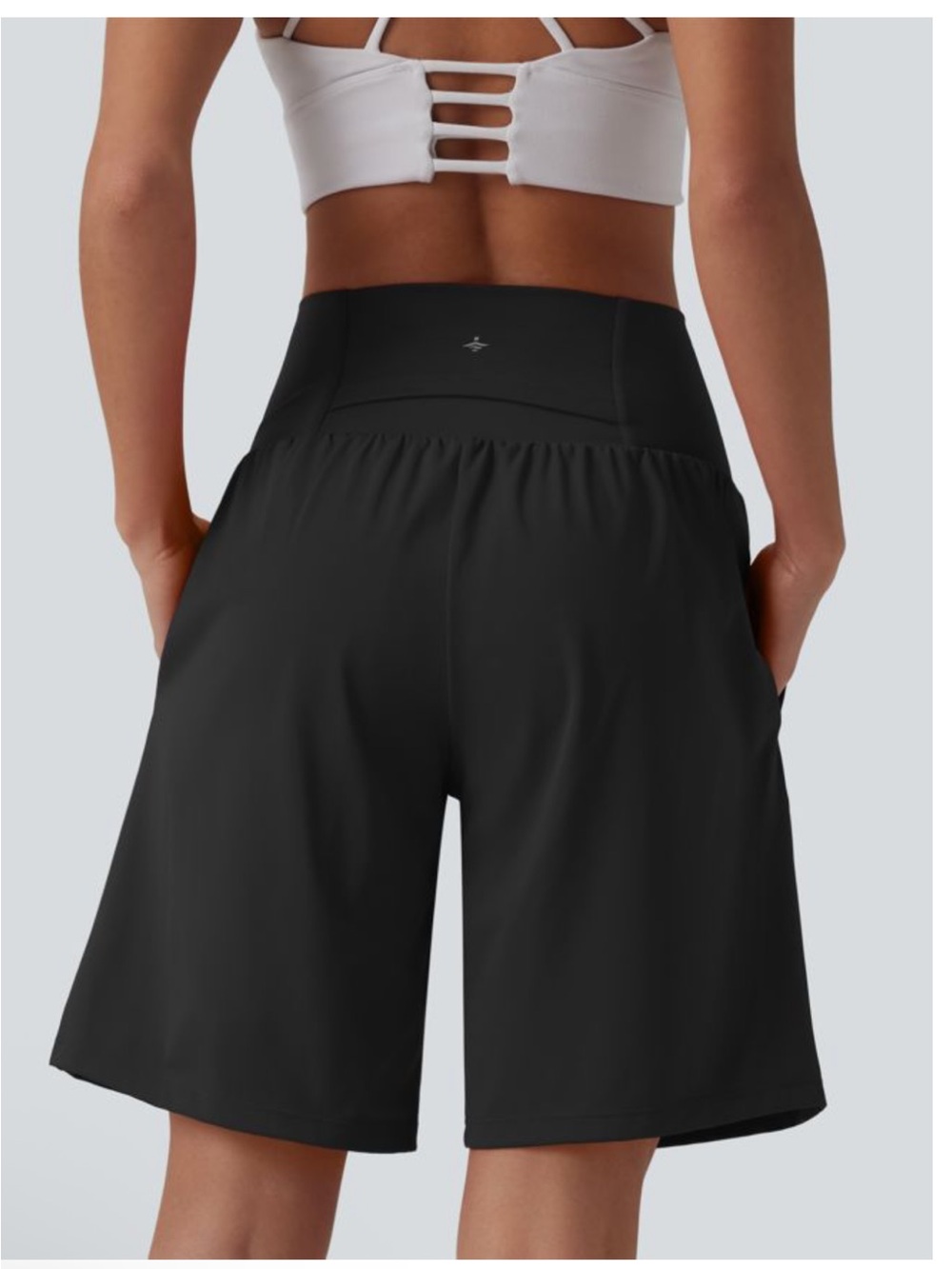NWOT Halara SoftlyZero™ Airy Super High Waisted Shorts 9" Size Large - Picture 4 of 7